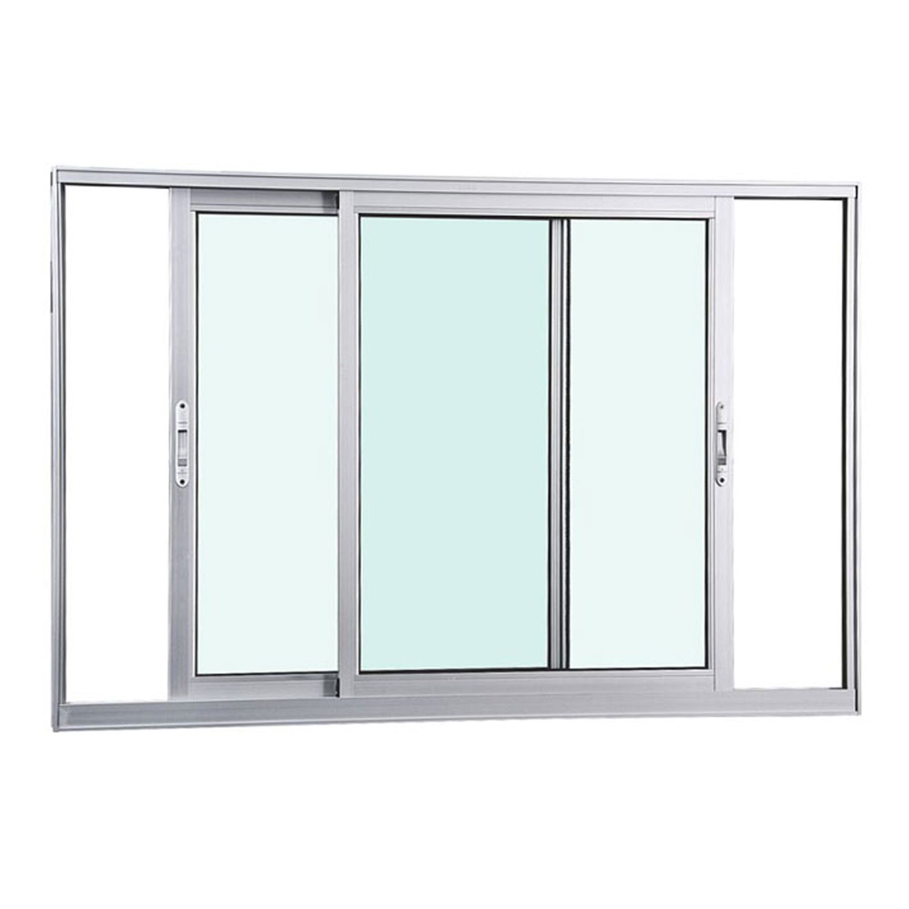 Janela de Correr Lisa de Alumínio 31010210 1,00x1,50m Gravia