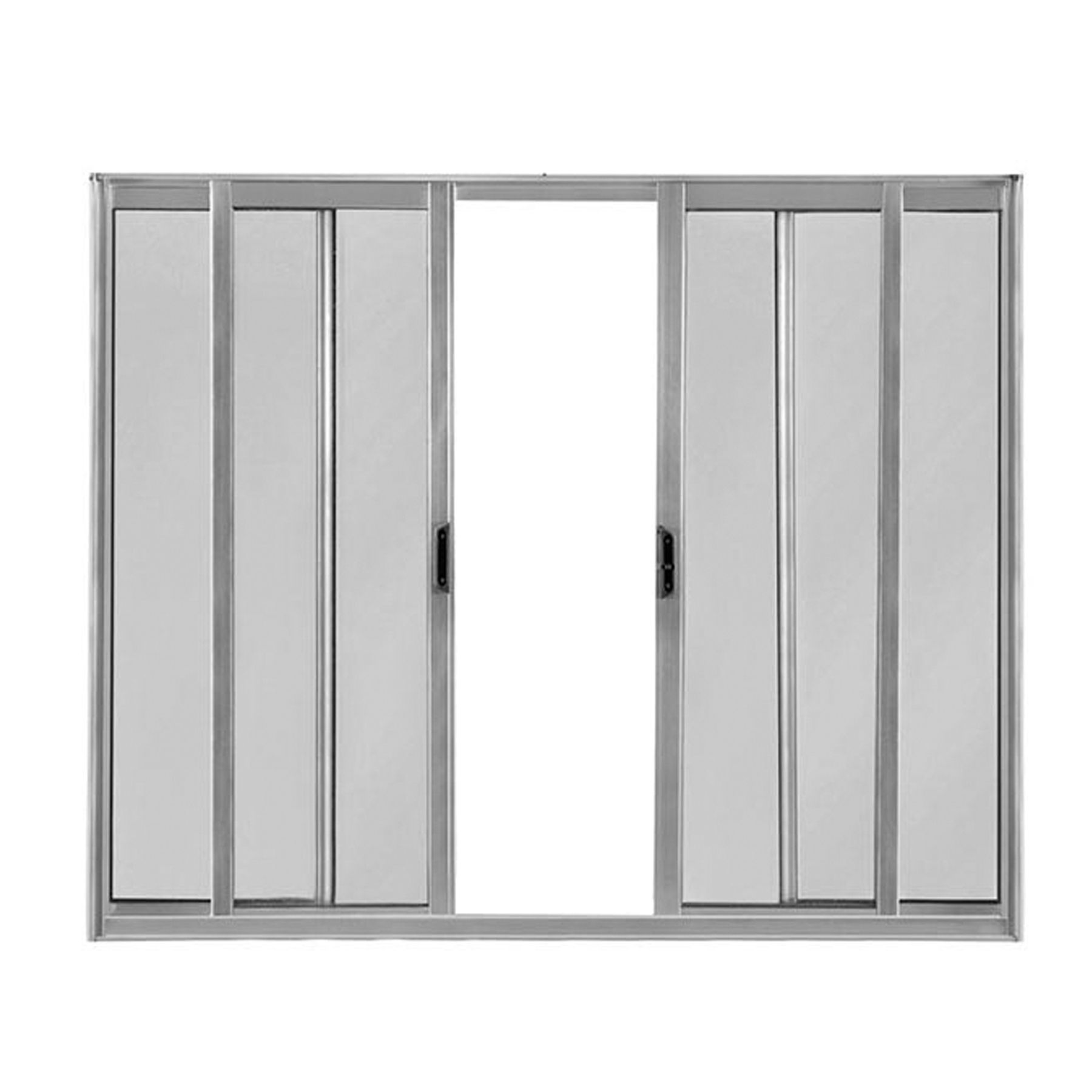 Janela de Correr Lisa de Alumínio Mais 1,20x2,00m Atlântica