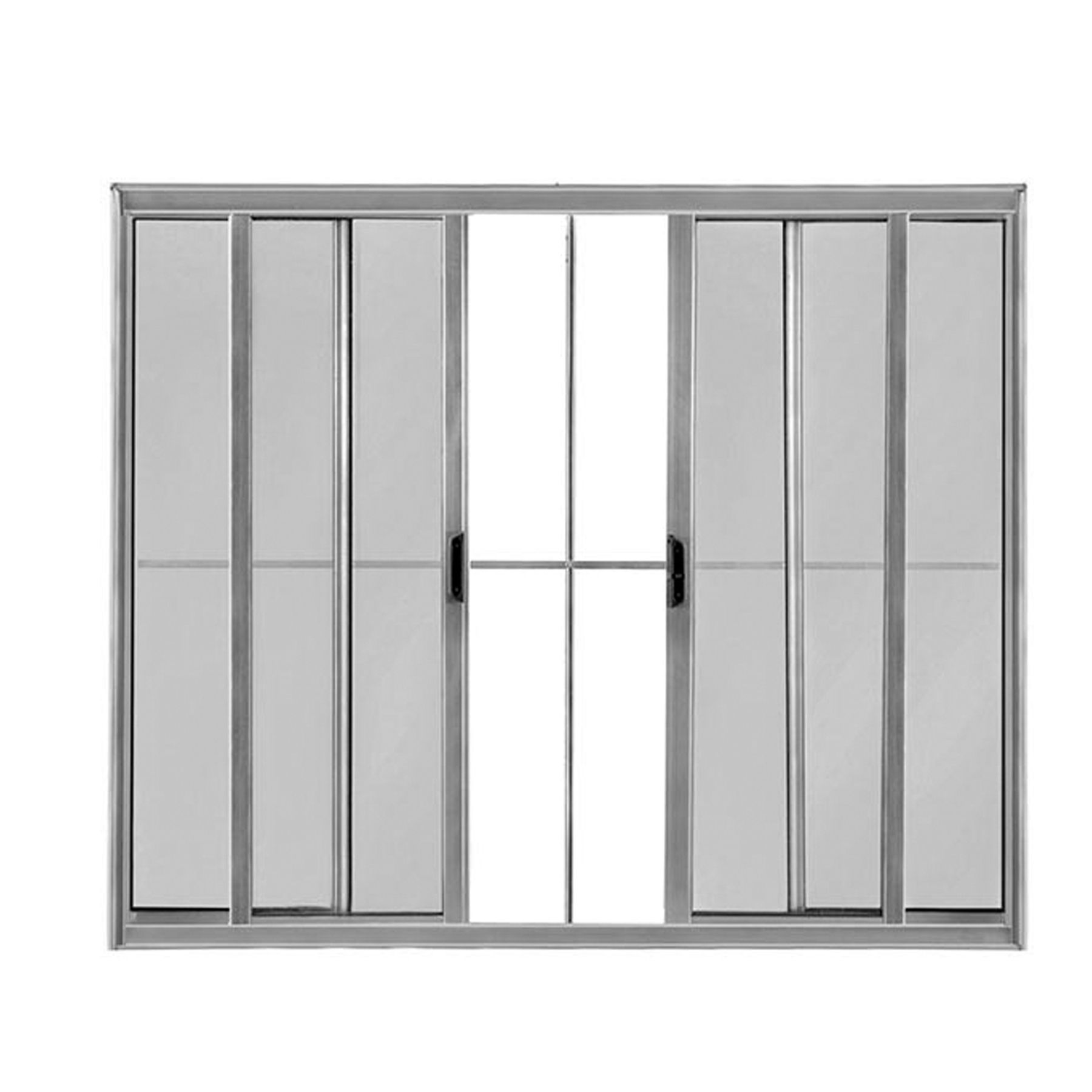 Janela de Correr Lisa de Alumínio Mais 1,20x2,00m Atlântica