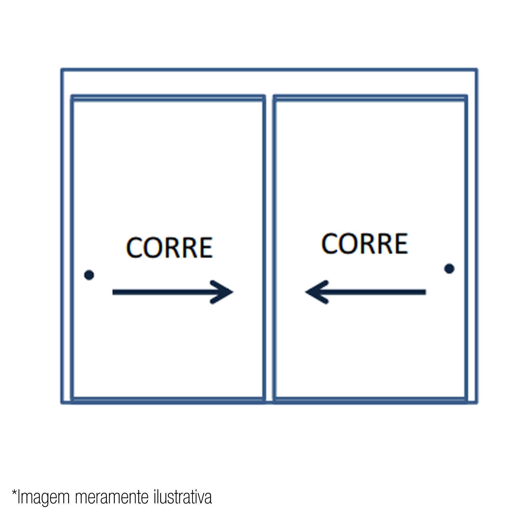 Janela de Correr Lisa Vidro Temperado Ambos os Lados Incolor 10mm C