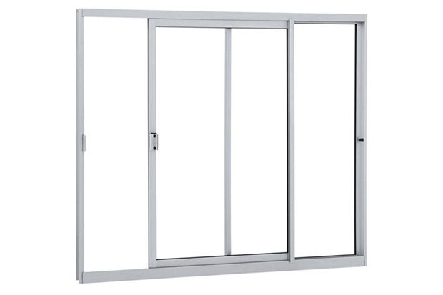 Janela de Correr sem Grade 2 Folhas 1,00x1,20m Branca 78111011