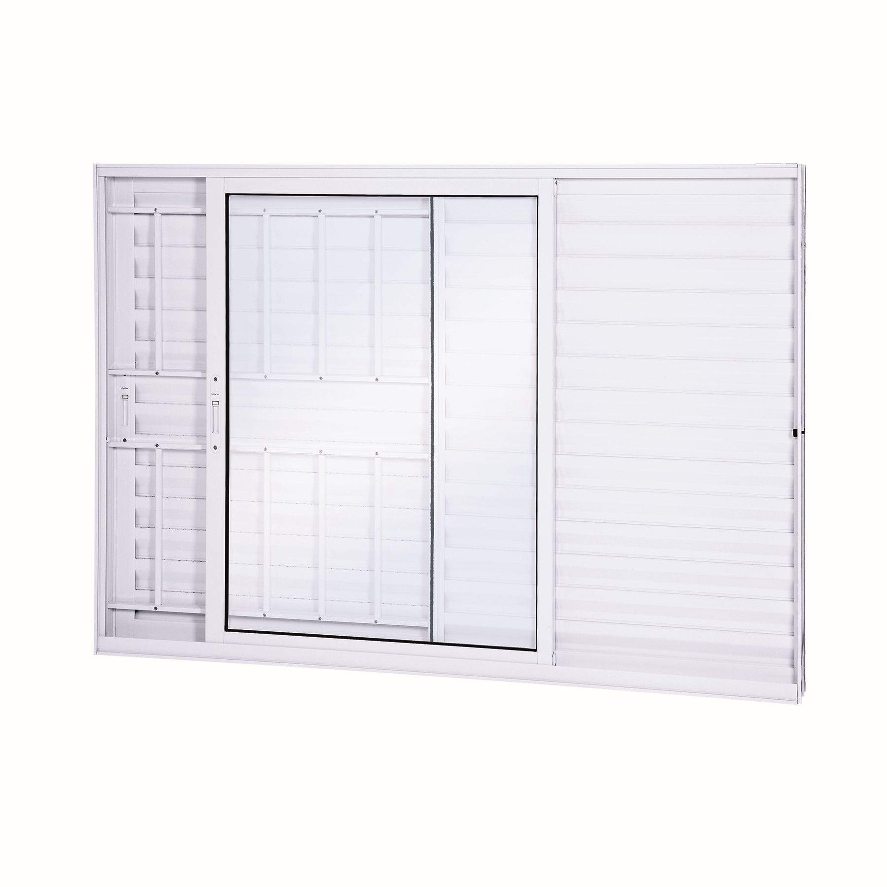 Janela de Correr Veneziana de Alumínio 1,00x1,00m Lucasa Ullian