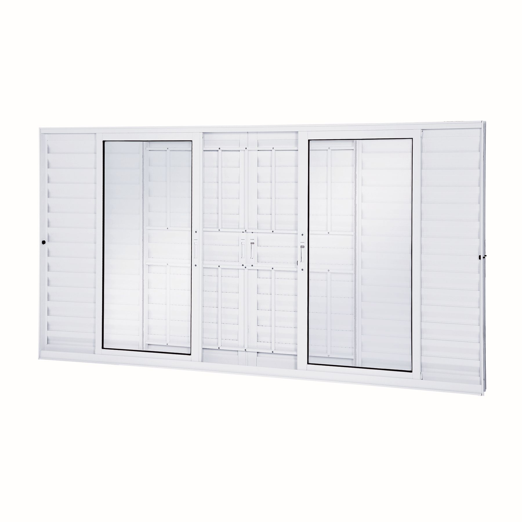 Janela de Correr Veneziana de Alumínio 1,00x2,00m Lucasa Ullian