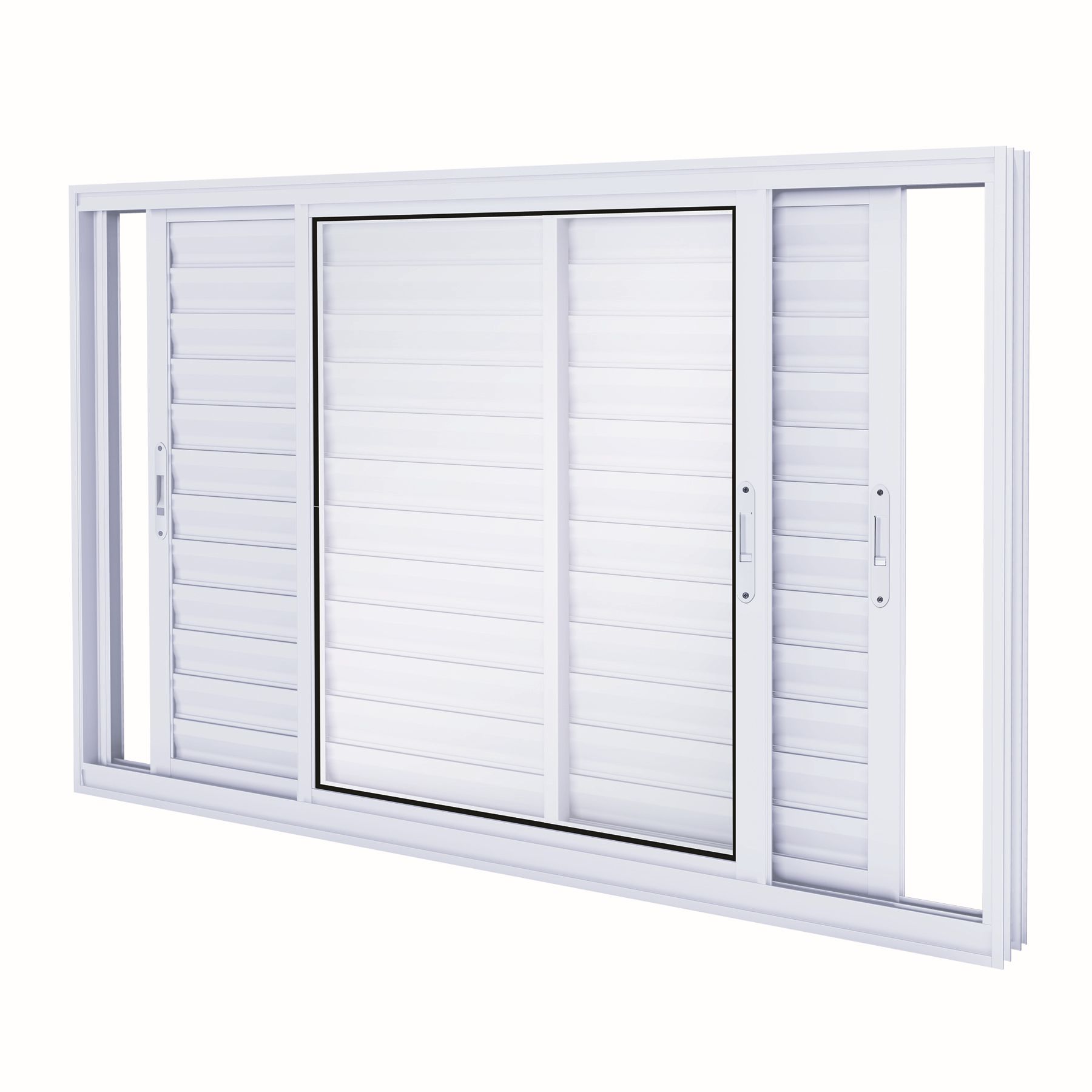 Janela de Correr Veneziana de Alumínio 1,20x1,20m Lucasa Ullian