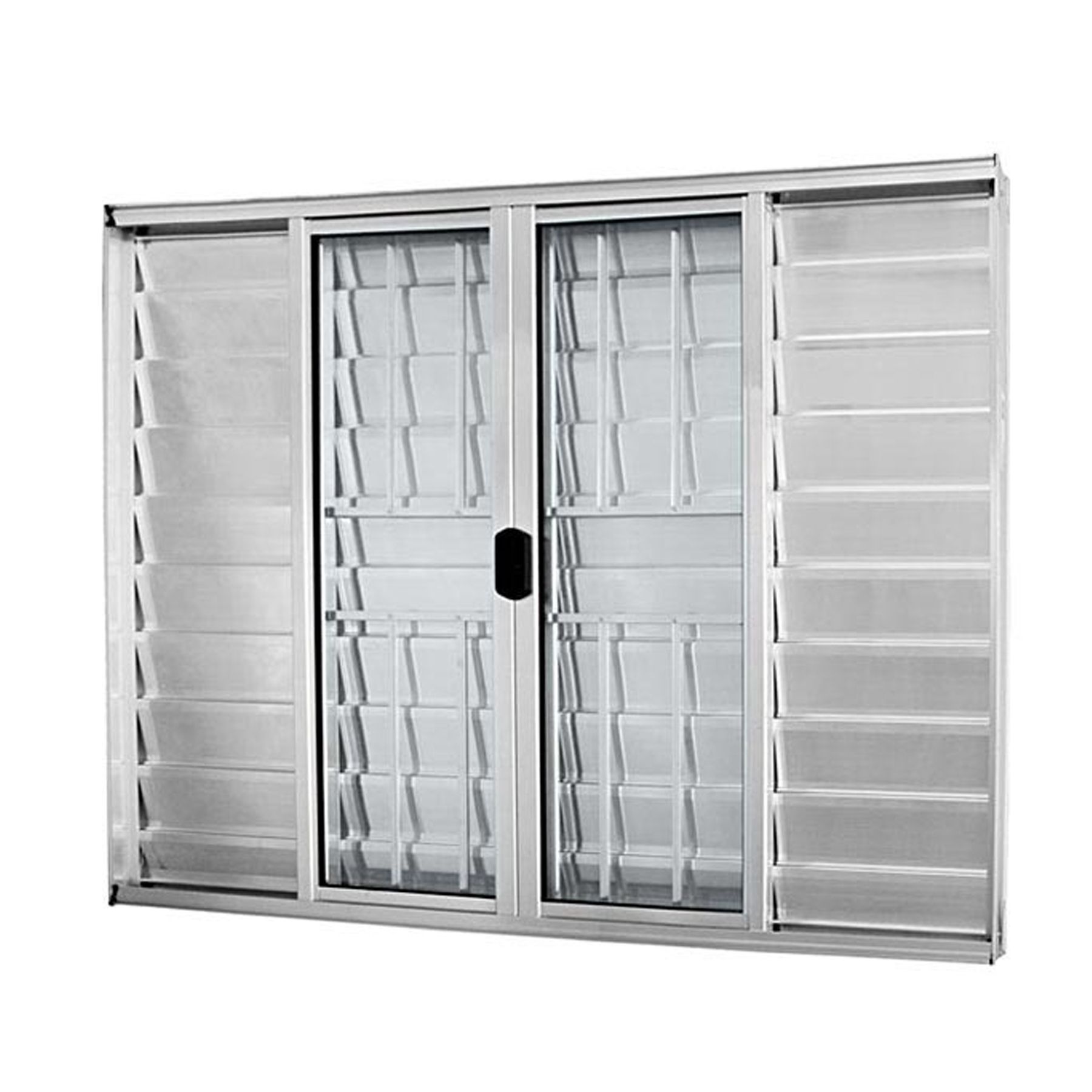 Janela de Correr Veneziana de Alumínio Mais 1,00x1,20m Atlântica