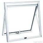 Janela maxim-ar 1 folha Alumifort 40x60x4,7cm branca Sasazaki