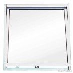 Janela maxim-ar 1 seção Magnum L25 60X60x7cm sem grade Atlântica