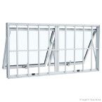 Janela maxim-ar 2 folhas Alumifort 60x100x7cm 72.05.425-3 Sasazaki