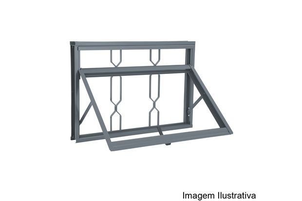 Janela Maxim-Ar Belfort Grade Elo 60x60cm