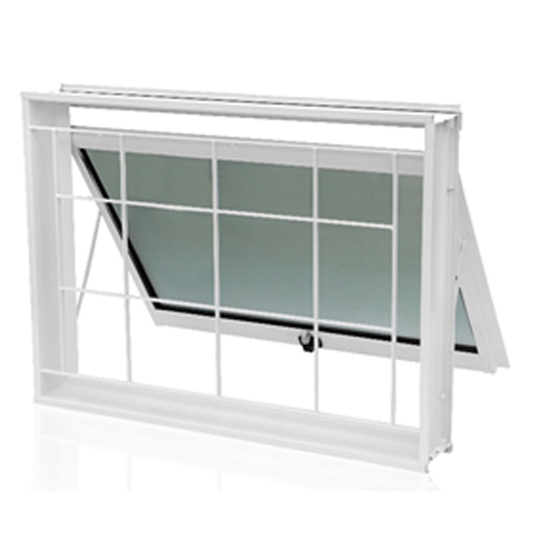 Janela Maxim-Ar Lisa Aço Pintado 0,60x0,80m Ideal CRV