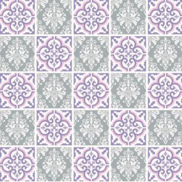 Kit de Adesivos Azulejo Cinza 15x15cm 25 peças