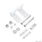 Kit de parafuso universal para bacias com furação lateral Esteves