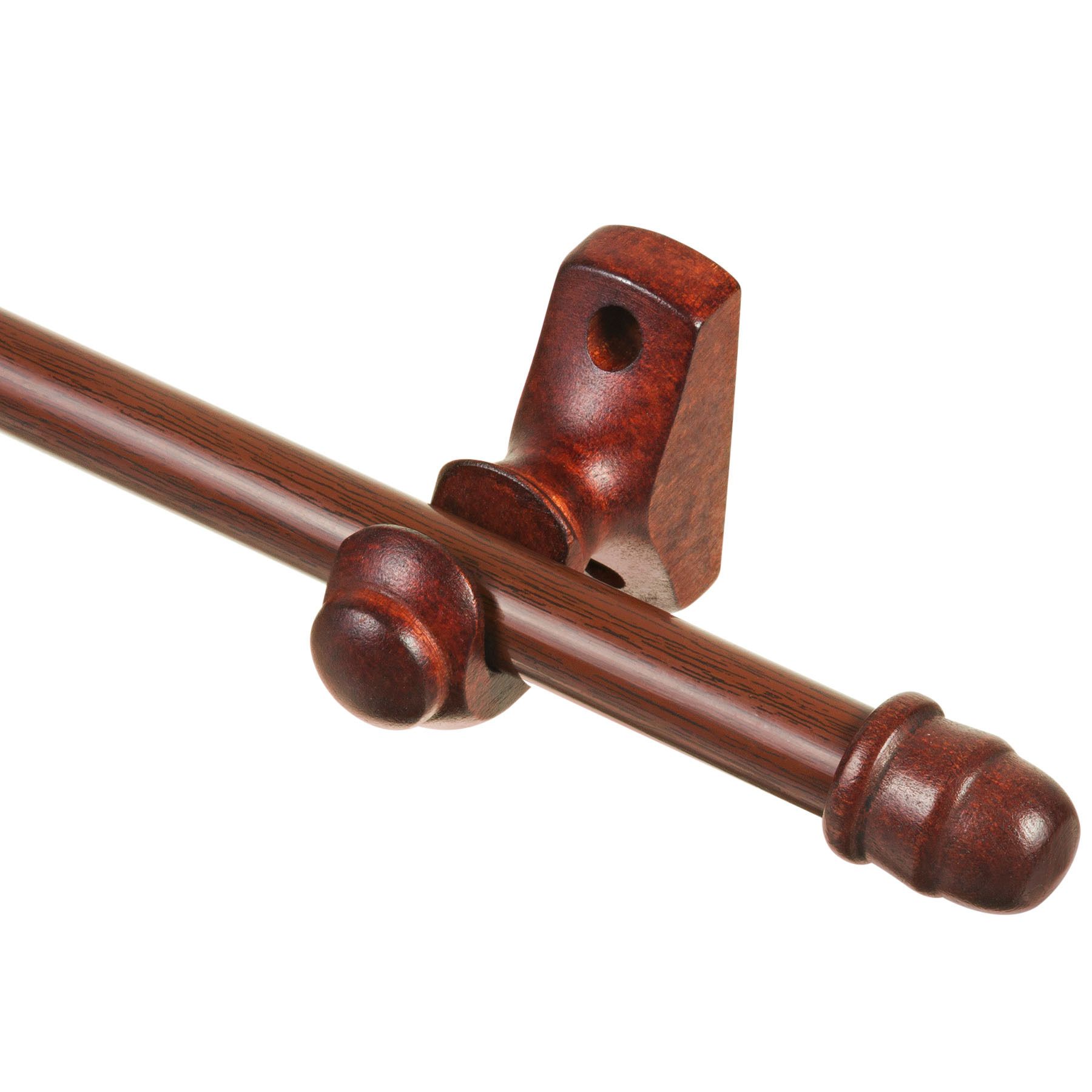 Kit de Varão Aço Inspire 1,50m Mogno 19mm