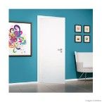 Kit porta 210x72cm D com batente, dobradiça e fechadura primer Vert