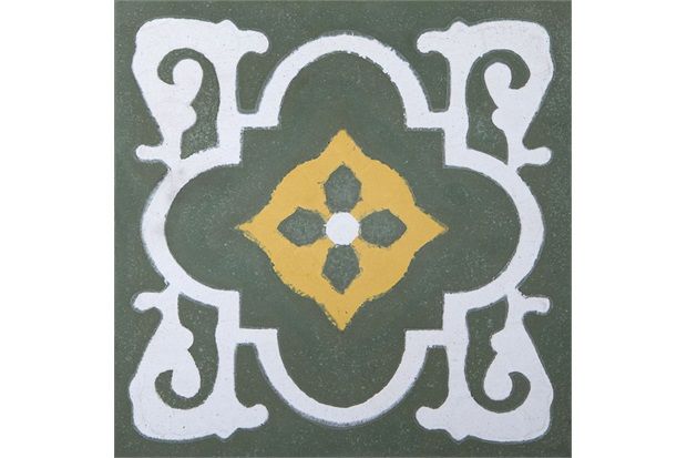 Ladrilho Hidráulico Clivia com Moldura 20x20x1,9cm 1 Peça