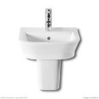 Lavatório de coluna 40x32cm Gap branco Roca