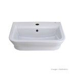 Lavatório de coluna 50x42cm Gap branco Roca