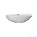 Lavatório de coluna Saveiro branco Celite