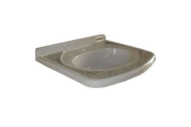 Lavatório Isocril Bari 060 Cinza Real Ref: Lv648