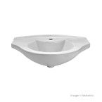 Lavatório Luna 71x48cm IL93 branco Icasa