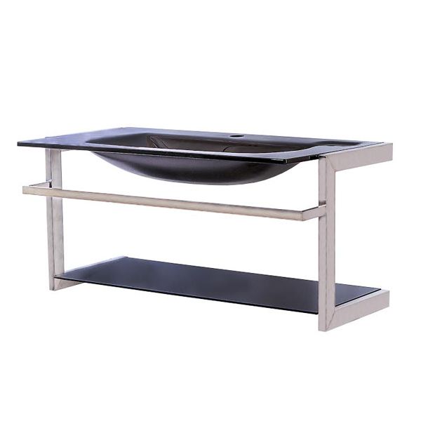 Lavatório Nice 86x52cm Preto Fermar Scalline