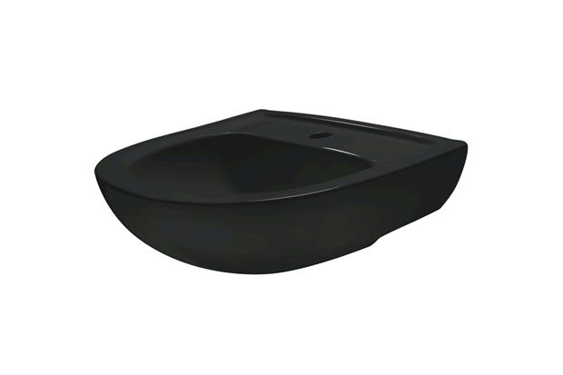 Lavatório para Coluna 50x40cm Preto Il212