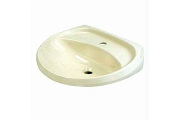 Lavatório para Coluna Ravena 54x44,5cm Creme L91