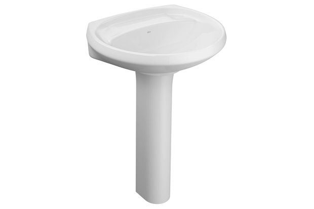 Lavatório para Coluna Ravena Branco 56x46cm