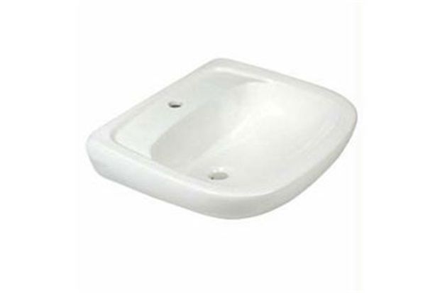 Lavatório para Coluna Vogue Plus 54x47cm Branco Gelo Ref.: L51