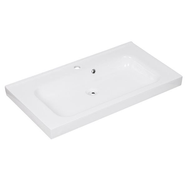 Lavatório Remix 14x91x48cm Branco Sensea