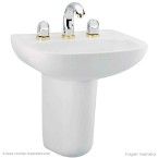 Lavatório Vogue Plus Aspen gelo Deca