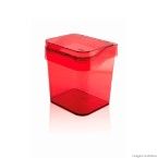 Lixeira de pia Discovery 3 litros vermelha OU