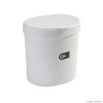 Lixeira de polipropileno para pia 2,5 litros branco Coza