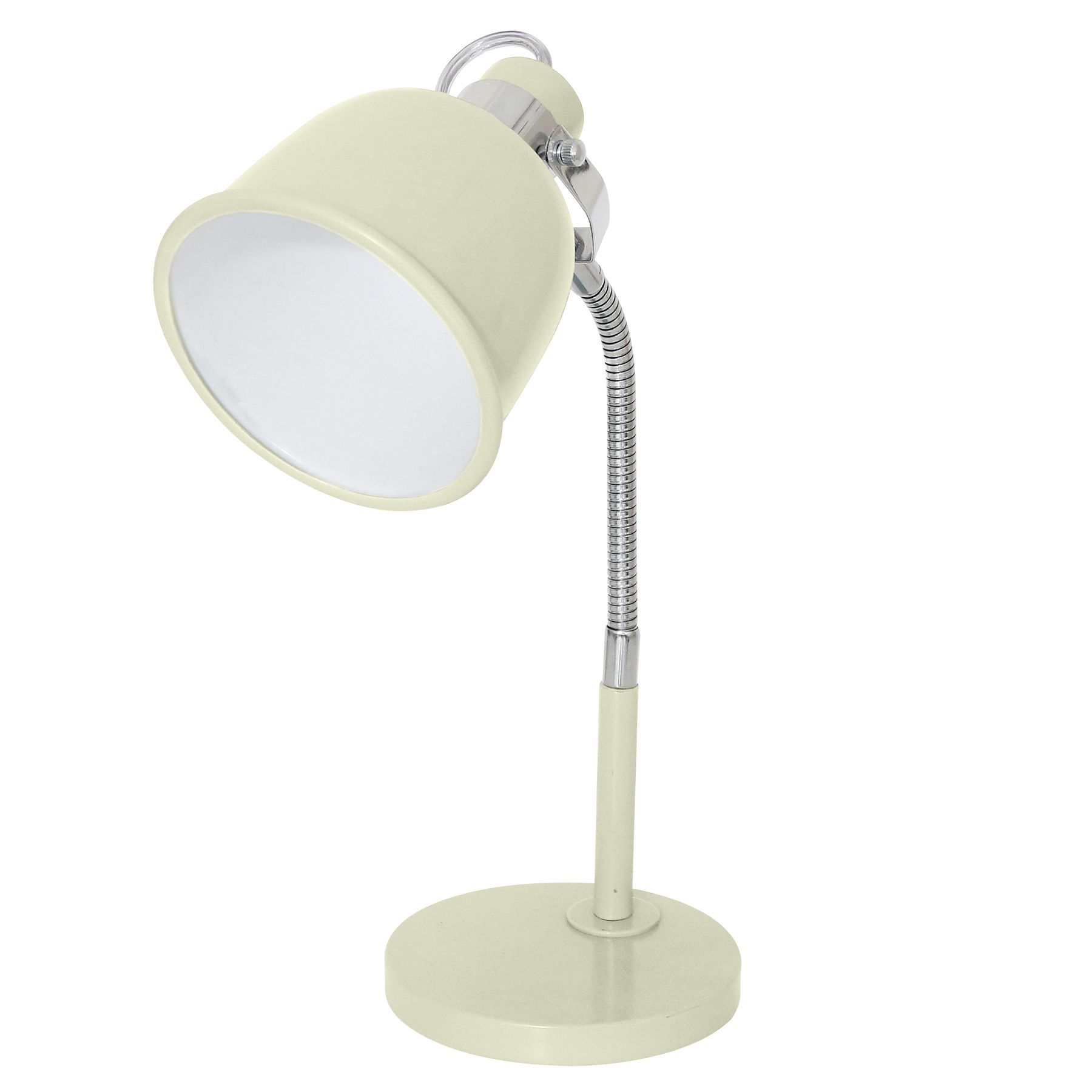 Luminária de Mesa Inspire ABU Redondo Metal Bege Bivolt