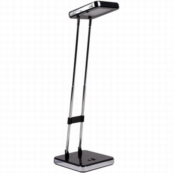 Luminária de Mesa LED LLUM Quadrado Plástico Preto 3W Bivolt