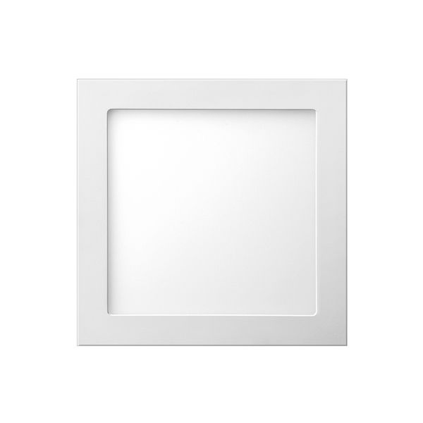 Luminária Painel LED de Embutir 18W Luz Amarela Metal Técnica