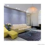 Lustre de tecido para 3 lâmpadas E27 60W Acropole branco Taschibra