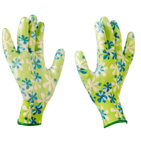 Luva para Jardinagem Emborrachada Tamanho M Palisad