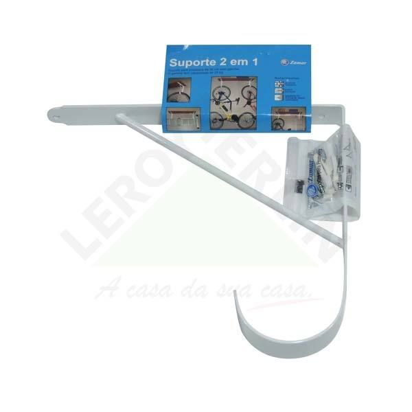 Mão Francesa para Prateleira de Madeira Branco 27x30cm Zamar