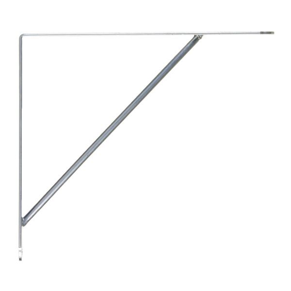 Mão Francesa para Prateleira de Madeira Prata 28,5x24,5cm Utilfer