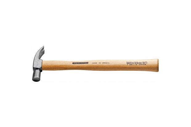 Martelo de Unha com Cabo de Madeira 120g