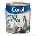 Massa acrílica corrida Coraplus 3,6 litros branco Coral