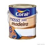 Massa para madeira 3,6 litros branco Coral