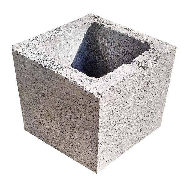 Meio Bloco de Concreto Estrutural 14x19x19cm Moblok