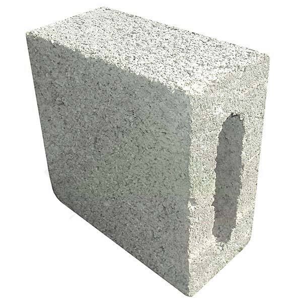 Meio bloco de Concreto Tipo Vedação 9x19x19cm Haza