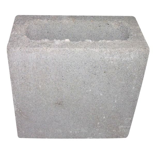 Meio Bloco de Concreto Vedação 9X19X19 Spar