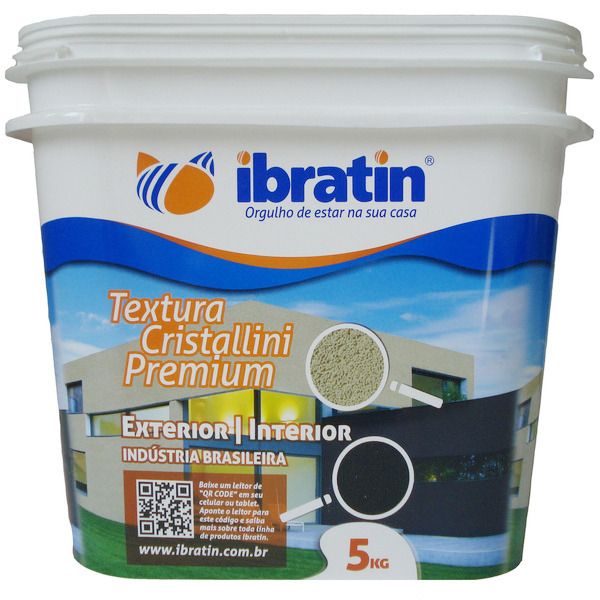 Micro Revestimento Cristallini Granulada Areia 5Kg Ibratin