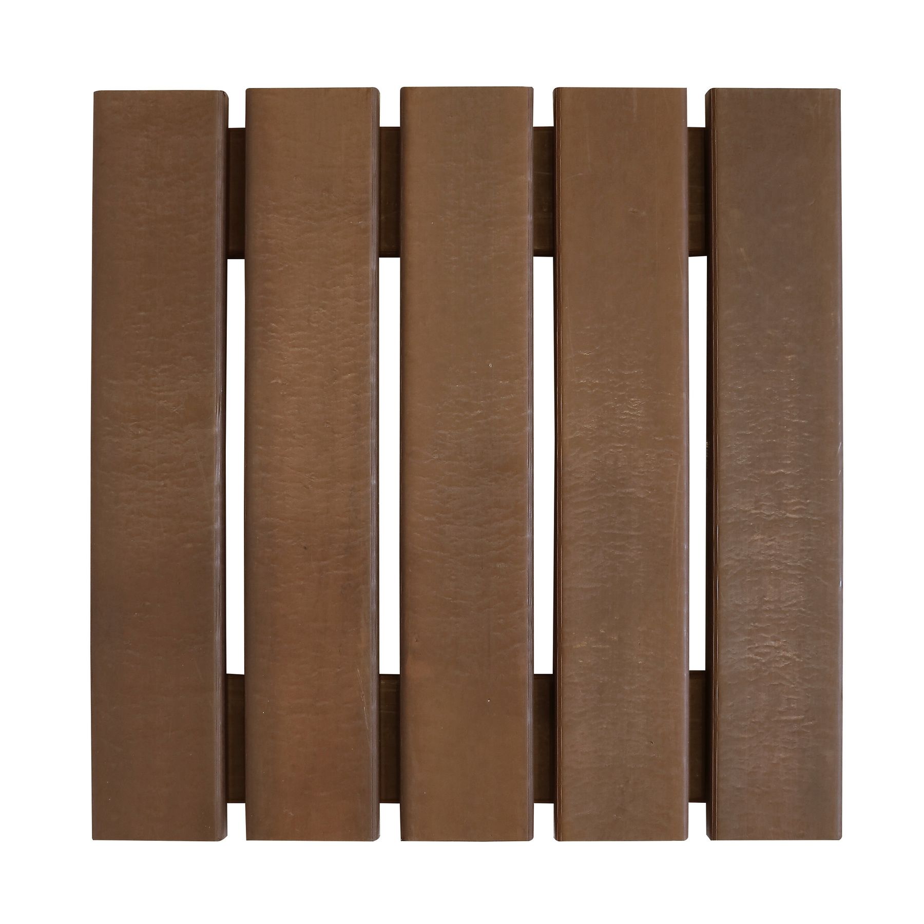 Mini Deck Modular de Madeira Plástica Itauba 50x50cm In Brasil