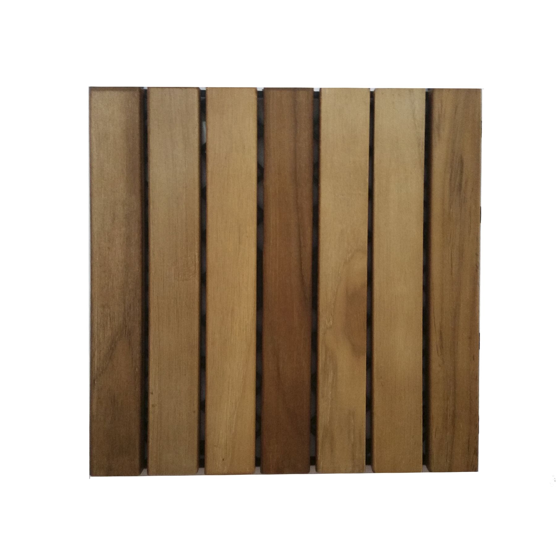 Mini Deck Modular de Madeira Teca 30x30cm Massol