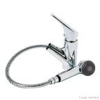 Misturador monocomando para cozinha com ducha Coppa cromado Deca